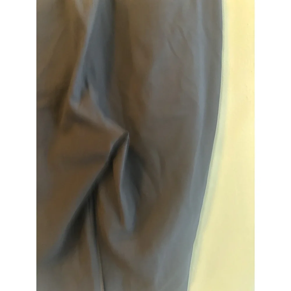Banana Republic Mens 36x25 Tapered Fit‎ Athletic Chino Pants Navy Cuffed Tie